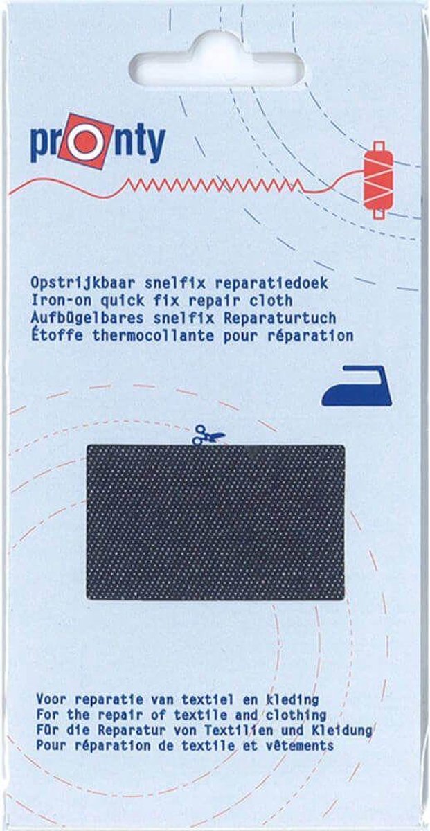 Pronty reparatiedoek snelfix - jeans blauw - 11x25cm