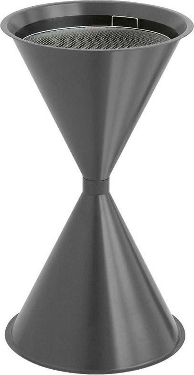 Diabolo sand ashtrays in 6 colors made of metal + sieve