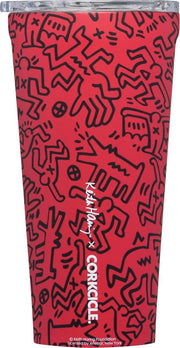 Corkcicle Tumbler 475ml 16oz - Keith Haring - Street Art Roestvrijstaal -