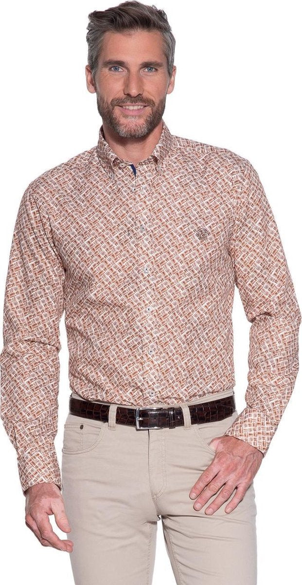 Campbell Classic Casual overhemd lange mouw
