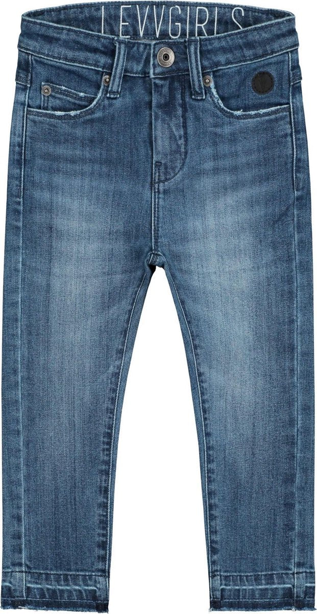 Levv spijkerbroek Froukje blue denim - maat 140