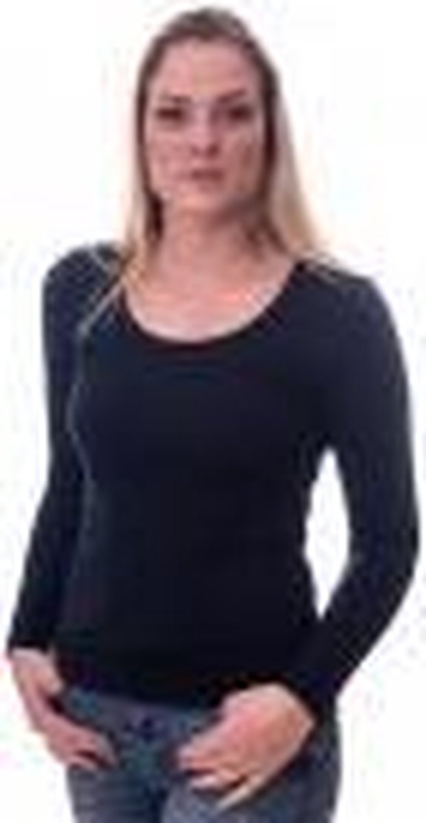 Dames T-shirt LS- Navy  - CLAESEN'S
