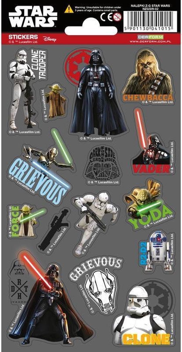 Star Wars stickervel