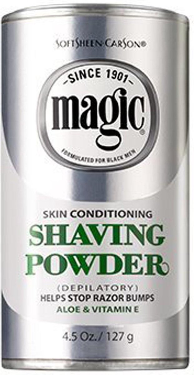 Magic Skin Conditioning Shaving Powder met Aloe en Vitamine E - Ontharingscrème