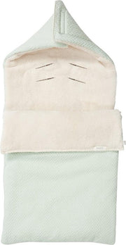 Koeka Baby Voetenzak Teddy 3 Punts Stockholm - Misty Mint/Pebble