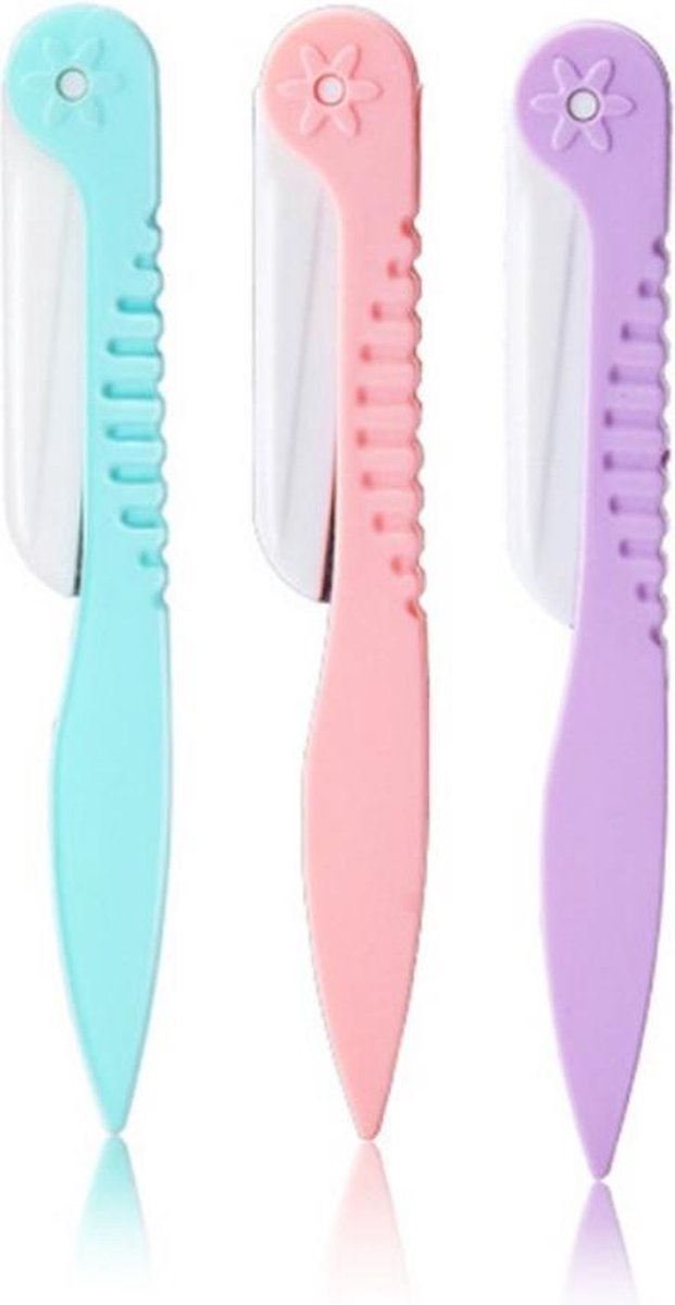 Wenkbrauw Scheermesjes - Eyebrow Razor - Dermaplaning - 3 stuks