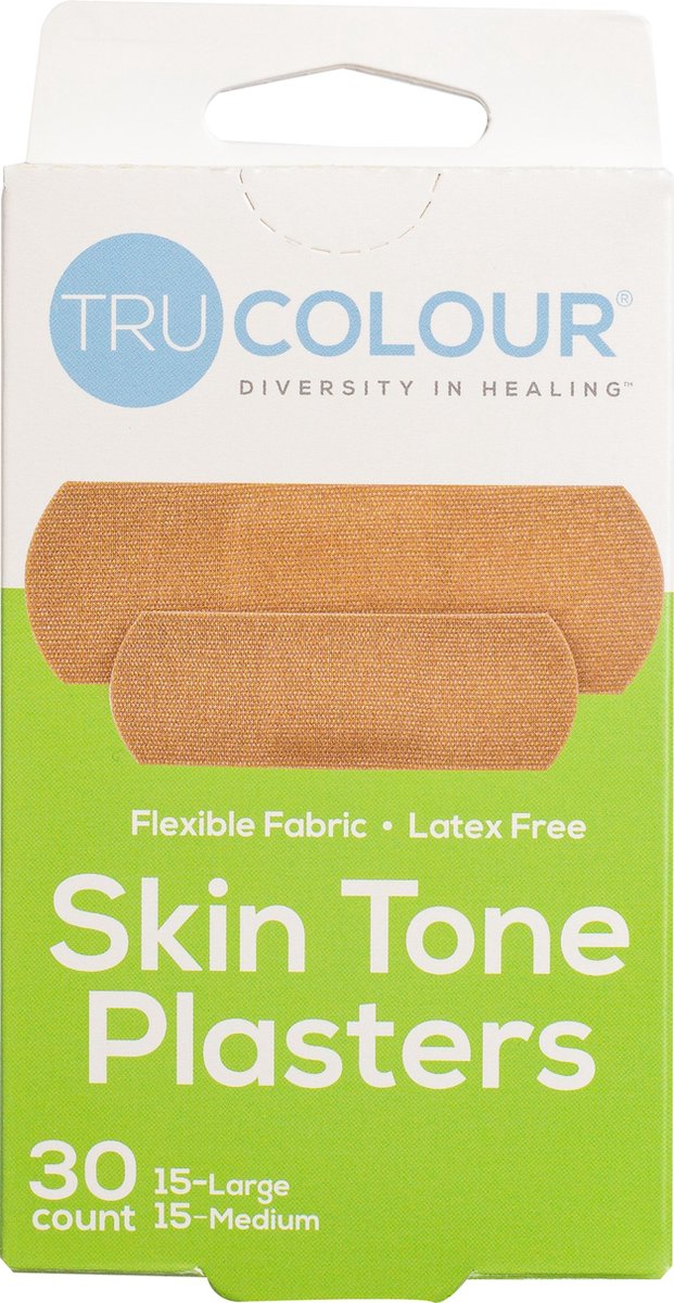 Tru-Colour Skin Tone Pleisters - groen 30