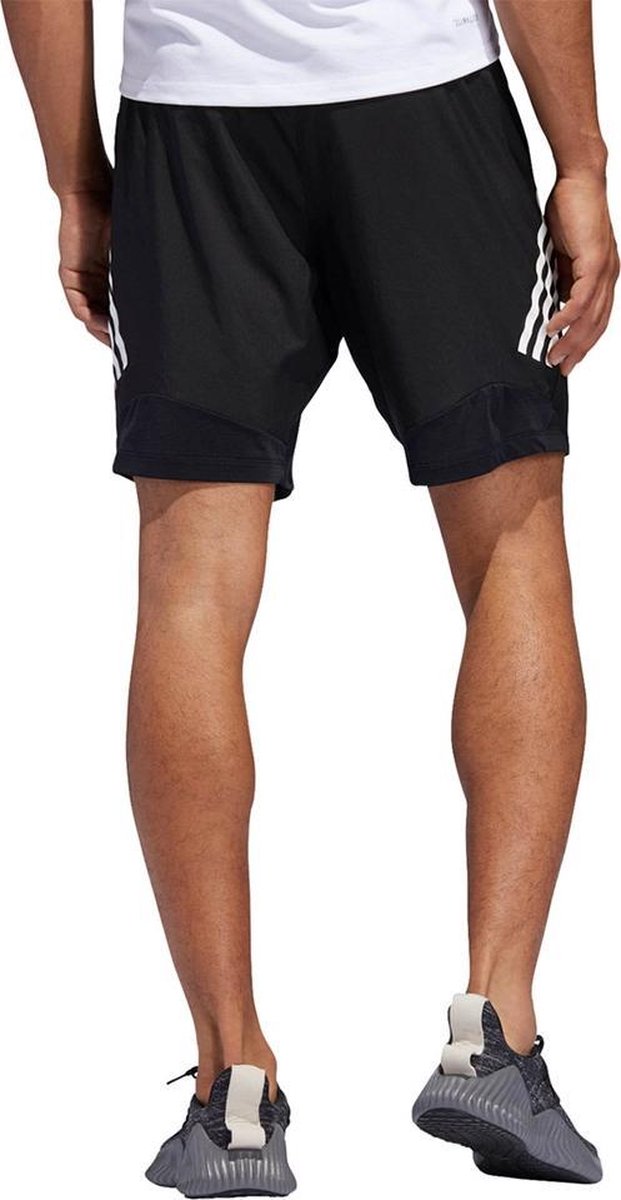 "adidas 4KRFT Tech Woven 3-Stripes short heren zwart/wit "