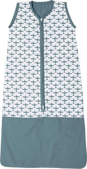Taftan - Slaapzak zomer - Vliegtuig - 70 / 90 cm - grijs blauw
