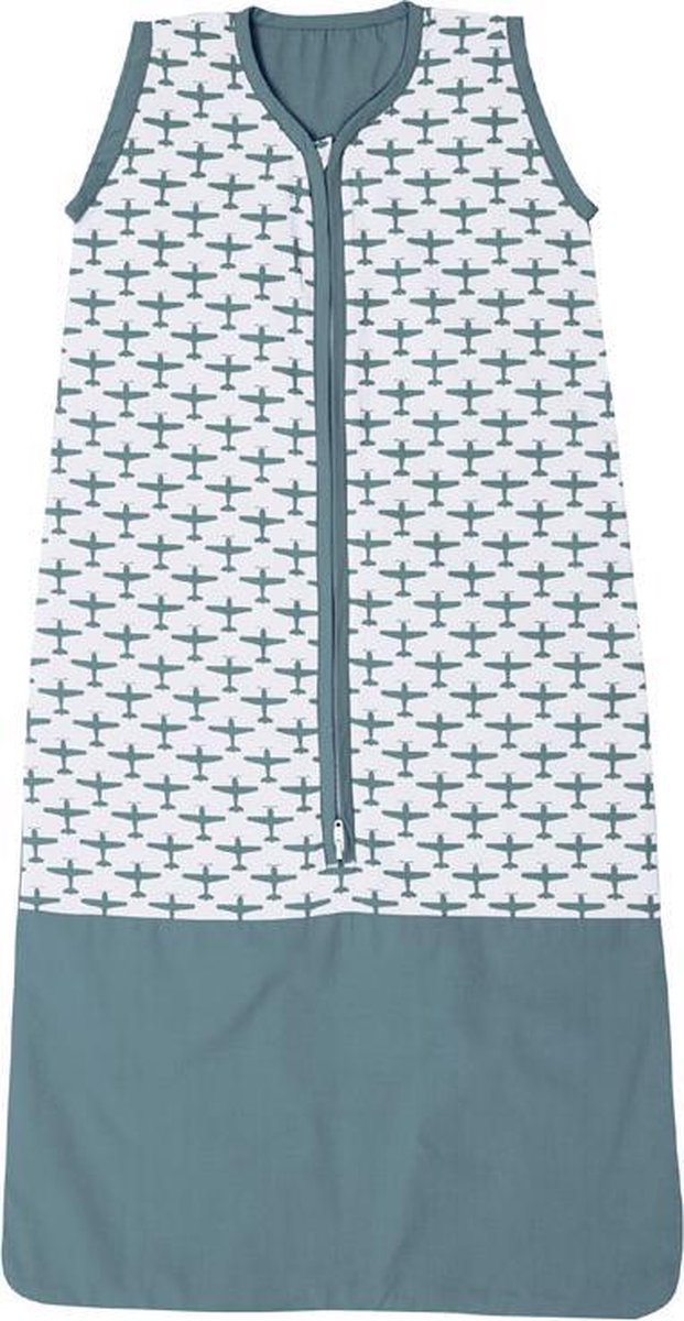 Taftan - Slaapzak zomer - Vliegtuig - 70 / 90 cm - grijs blauw