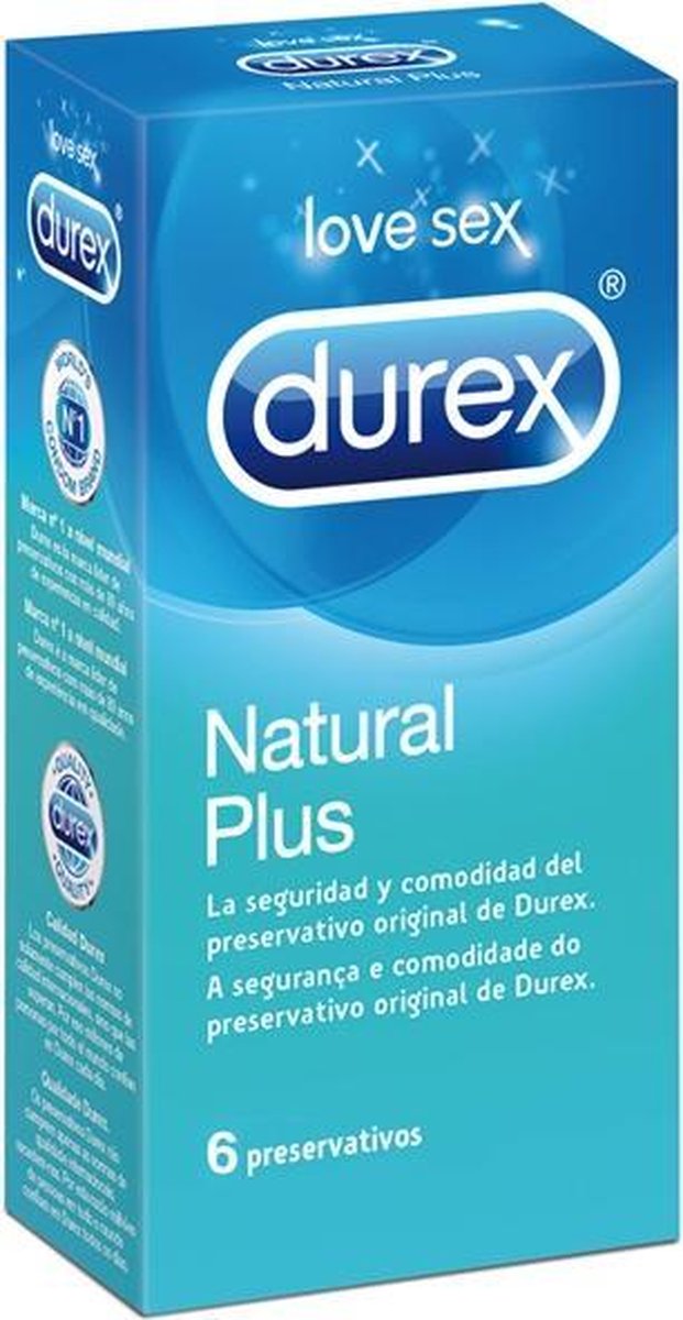 Durex Natural Plus 6 condooms