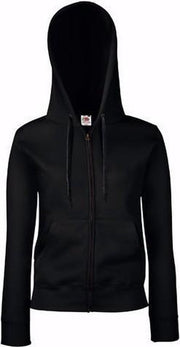 Zwart Fruit of the Loom vest voor dames L