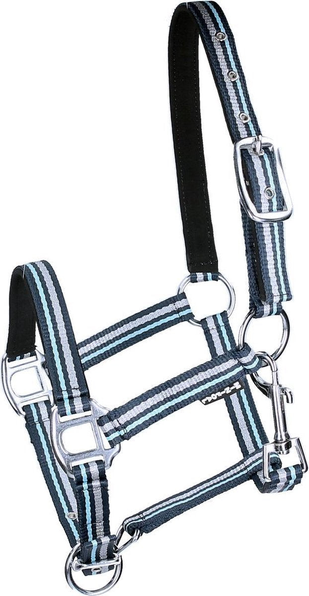 Horsegear Veulenhalster  Zarin - Dark Blue-light Blue - paard Veulen