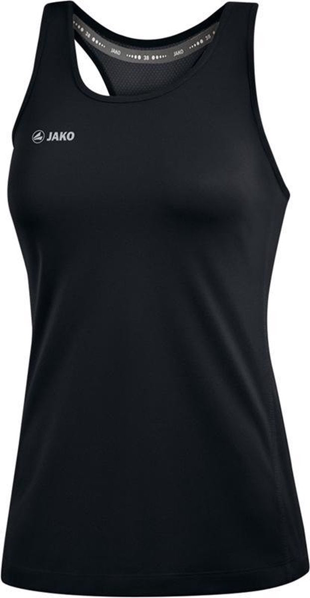 Jako Run 2.0 Dames Tank Top - Sporttops  - Zwart - Maat 38