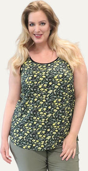 Singlet MUUS Zhenzi bloem print