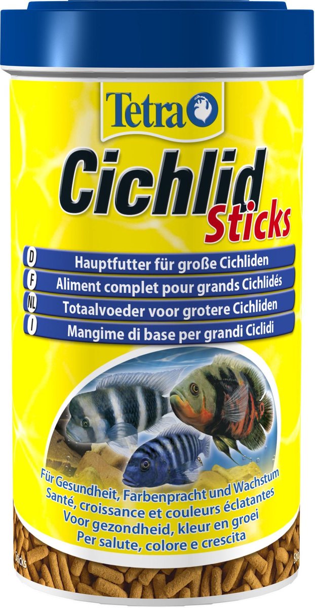 Tetra Cichlid Sticks - Vissenvoer - 500 ml