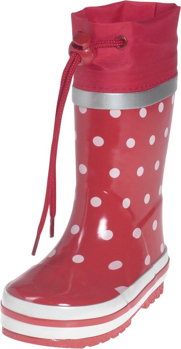 Playshoes - Regenlaarsje Stippen - Rood - maat 34-35EU