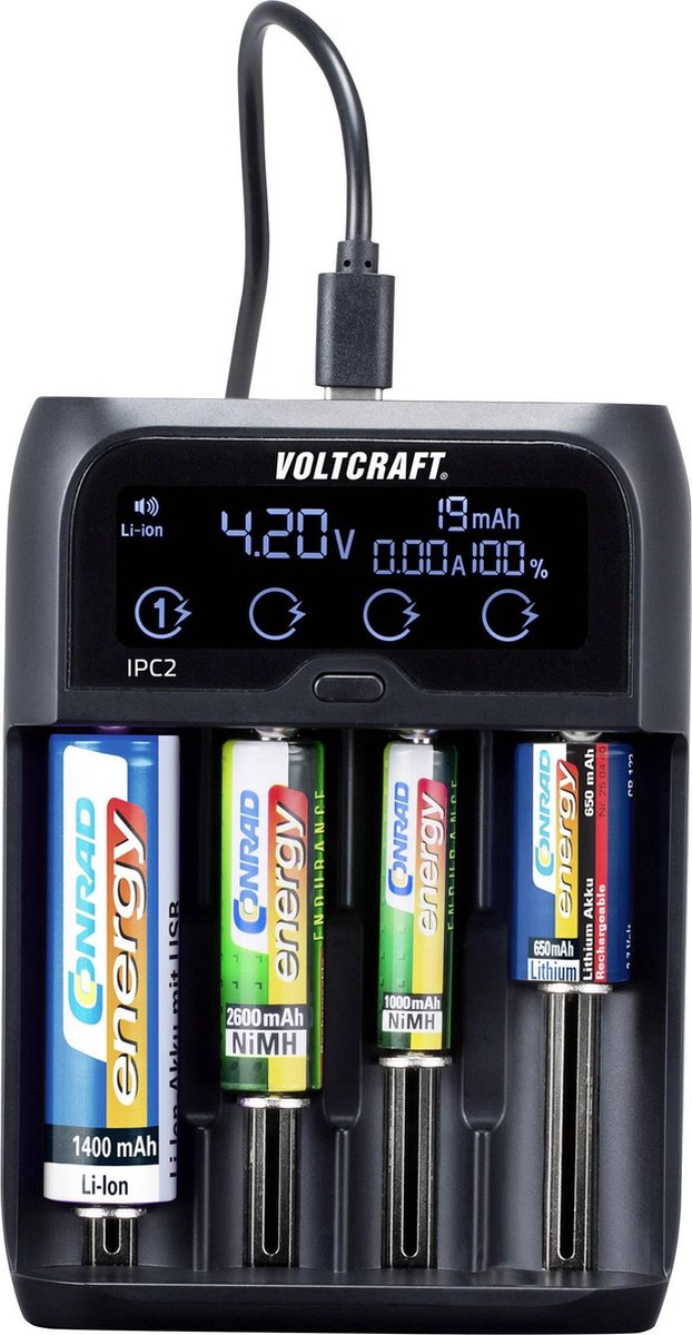 VOLTCRAFT IPC-2 Batterijlader NiMH