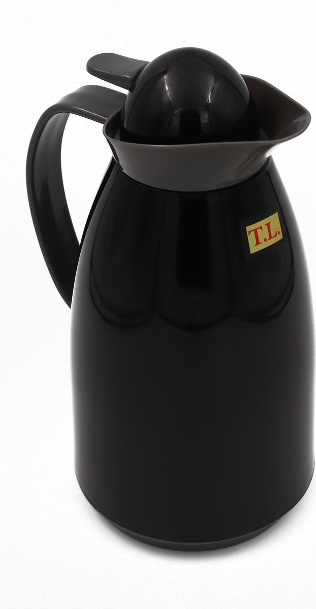 YILTEX – Isoleerfles / Thermoskan / Thermosfles / Thermoskan 1 liter / Thermoskan 1 liter – 1l – Zwart