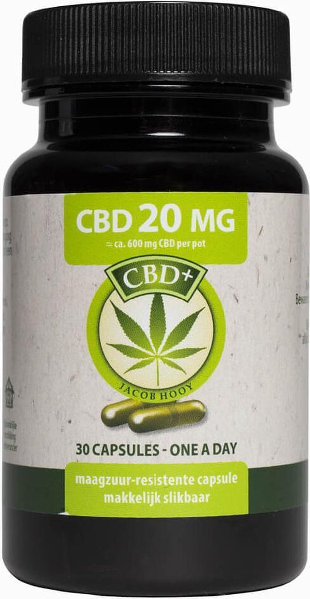 Jacob Hooy Cbd 20 mg 30 capsules