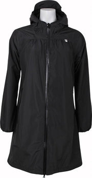 Helen Raincoat Black (w. Black Zipper) van Danefae L