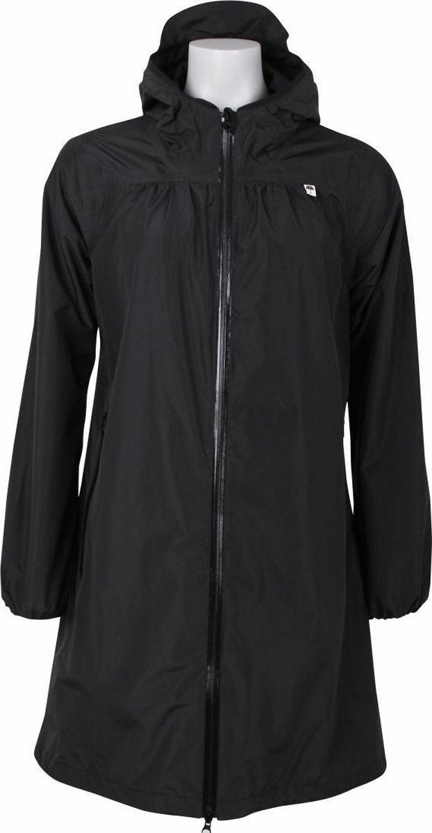 Helen Raincoat Black (w. Black Zipper) van Danefae L
