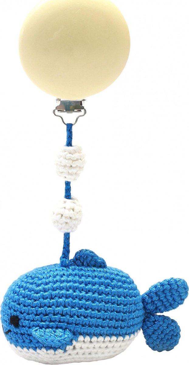 Naturezoo Kinderwagenhanger Walvis 20 Cm Blauw