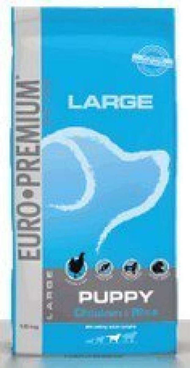 Euro-Premium Puppy large breed kip en rijst 15kg