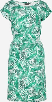TwoDay dames jurk met print - Groen - Maat M