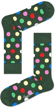 Happy Socks Sokken Big Dot Socks Groen Maat:41-46