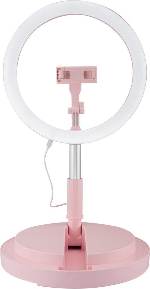 Avanca Selfie Ring Light Stand – Ringlamp met statief – Perfecte belichting voor Selfies