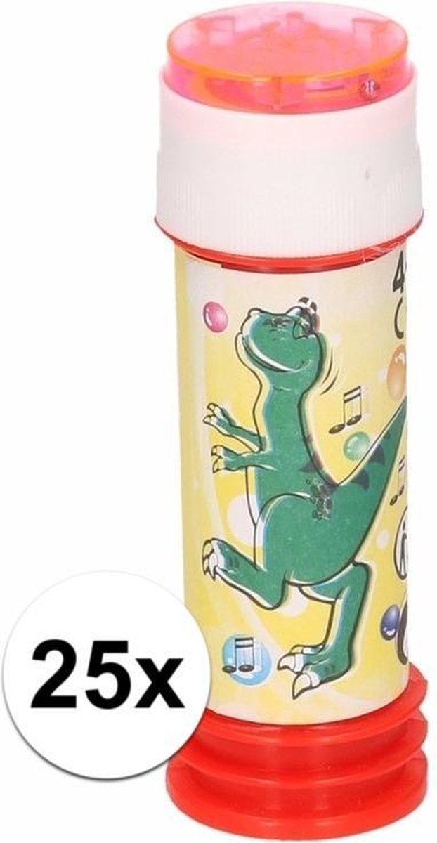 25x Dinosaurus bellenblaas