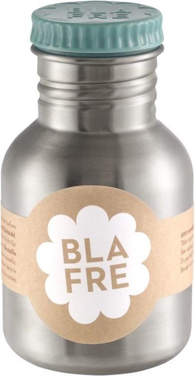 Coole stalen drinkfles 300ml zacht blauw | Blafre