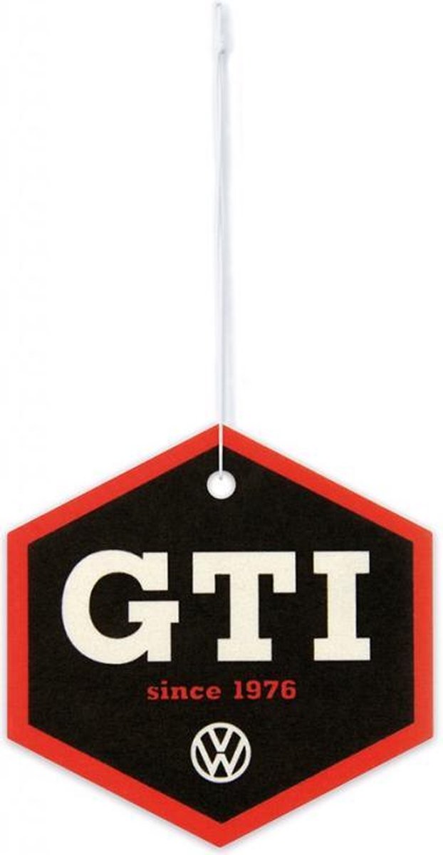 VW GTI AIR FRESHENER - HEXAGON/COCOS/SINCE 1976