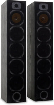 SkyTronic SHFT57B - Tower Luidsprekers - Zwart / Geel
