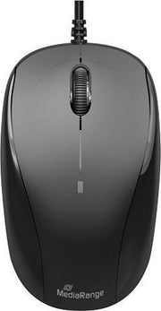 MediaRange Optische 3-button muis USB zwart