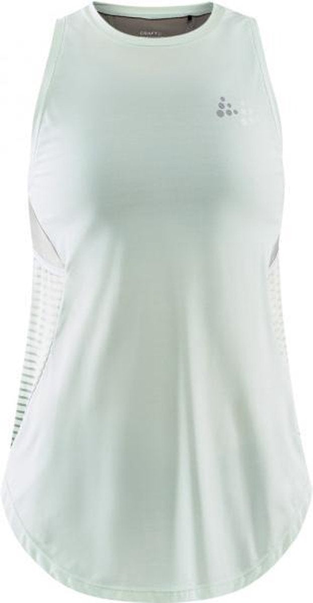 Craft Adv. Shiny Singlet Dames - Wit - maat S