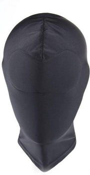 Kiotos Zwarte BDSM Hood van Spandex Geheel Gesloten (adembaar)