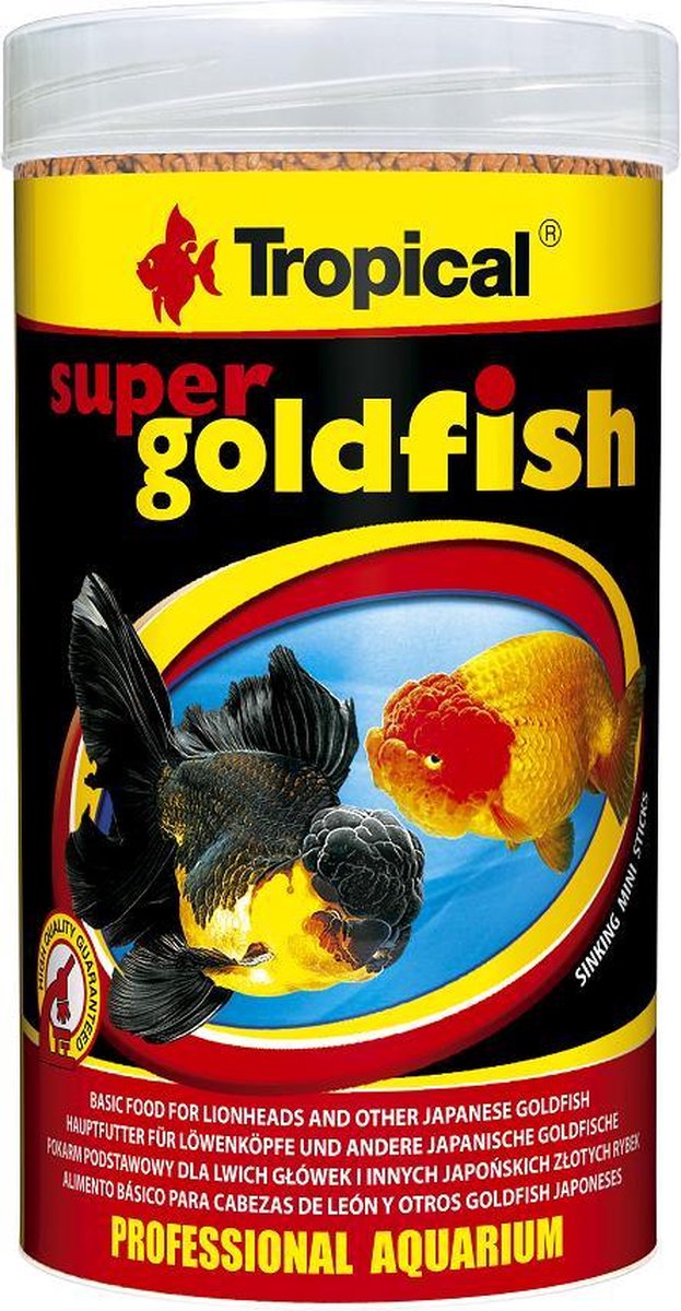 Tropical Super Goldfish Mini Sticks 250ml | Goudvis voer | Sluierstaartvoer