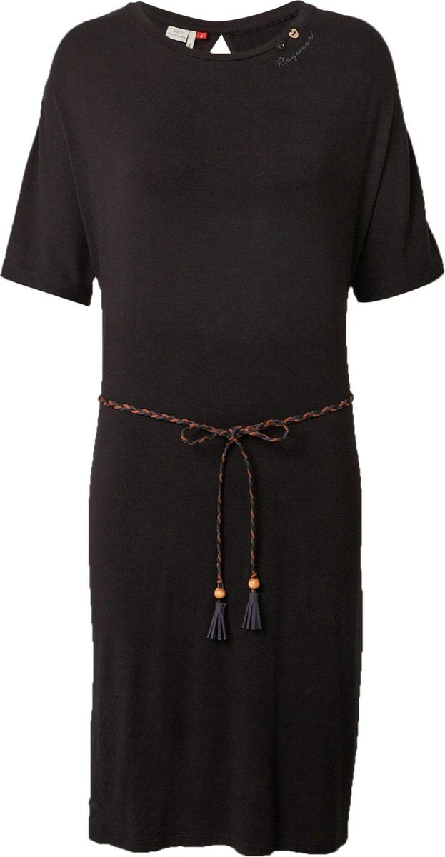 Ragwear zomerjurk kass Zwart-L (40)