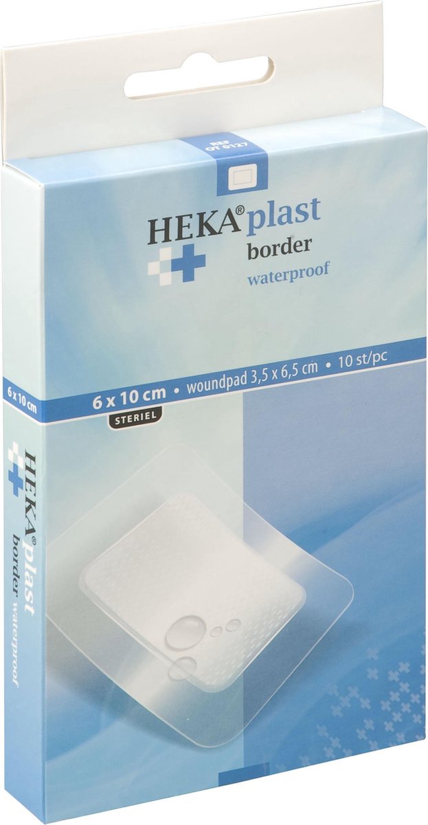 HEKA plast border waterproof 6 x 10 cm