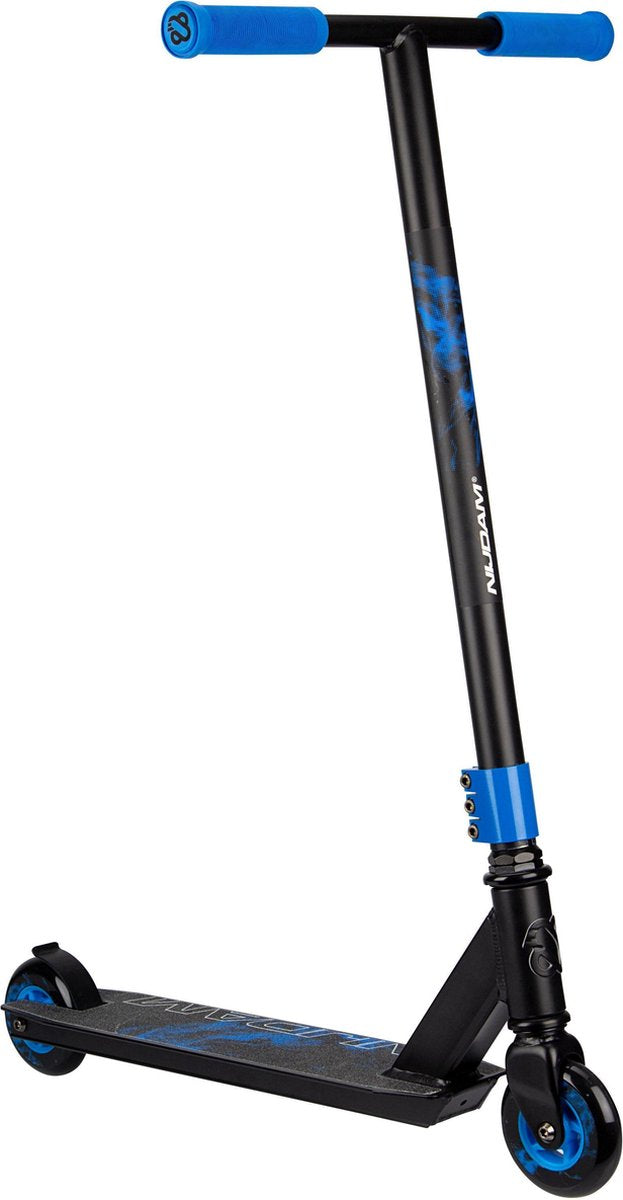 Nijdam Stuntstep - Blue Smoke - Zwart/Blauw/Wit