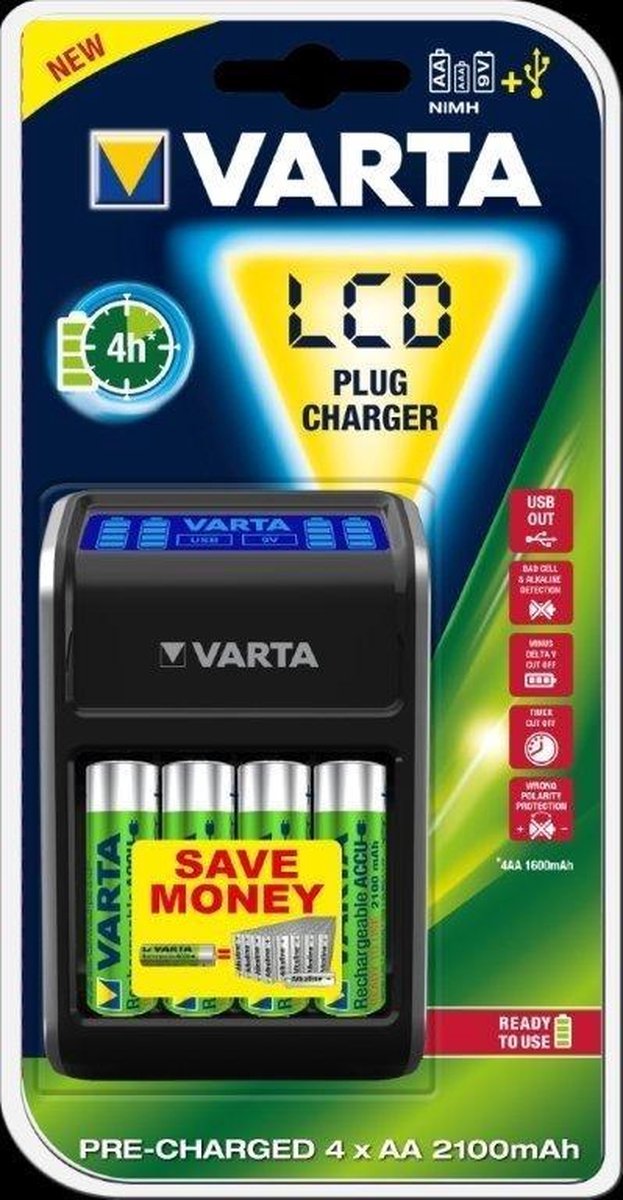 Varta LCD Plug Charger