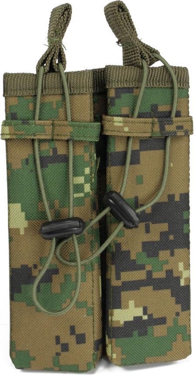 101Inc Molle pouch Sidearm 2 Mag. C digital WDL camo