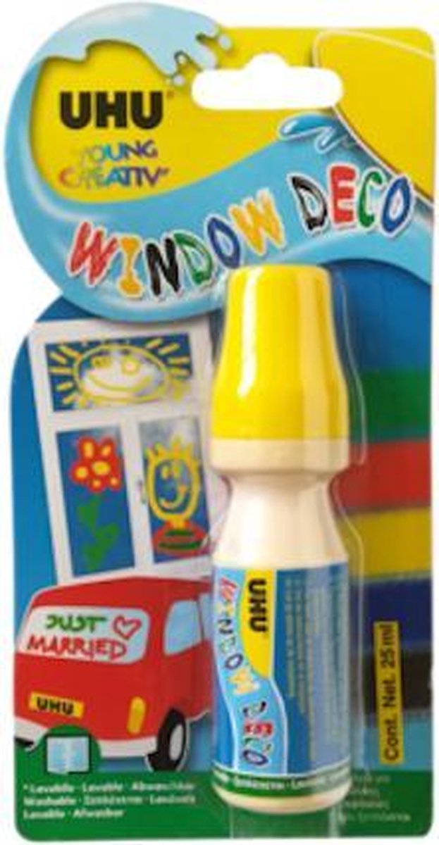 UHU vensterstift geel