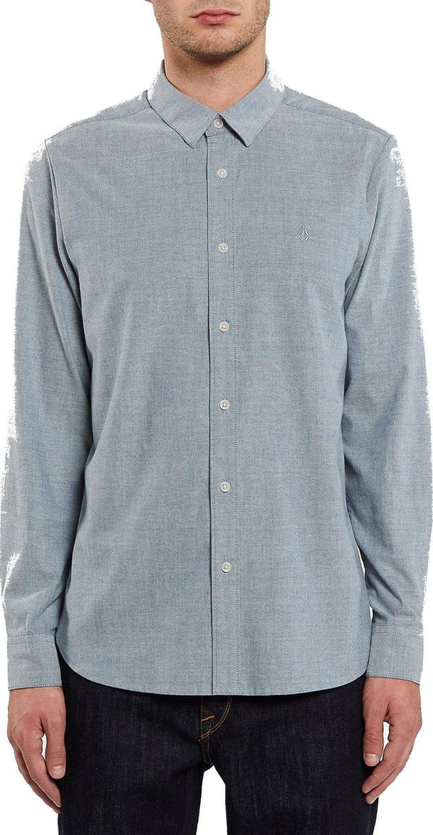Volcom Oxford Stretch blouse rincon blue