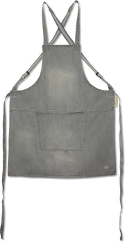 Dutchdeluxes - Denim Suspender Schort - Grijs
