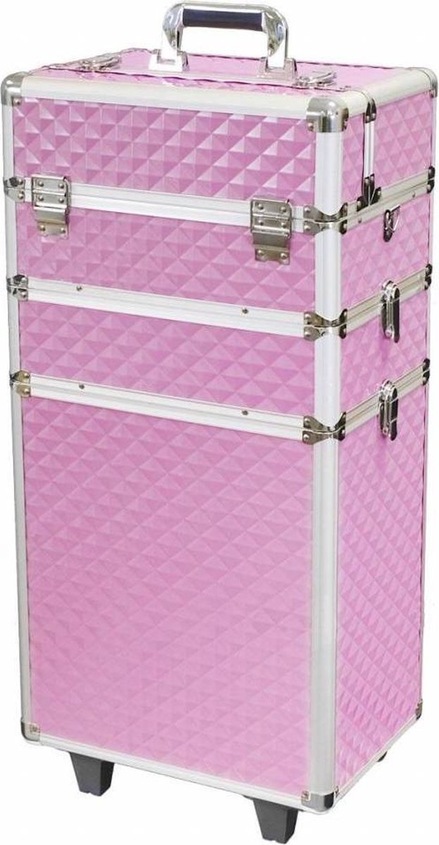 Mbs® Nagelstyliste trolley make-up koffer beautycase - koffer