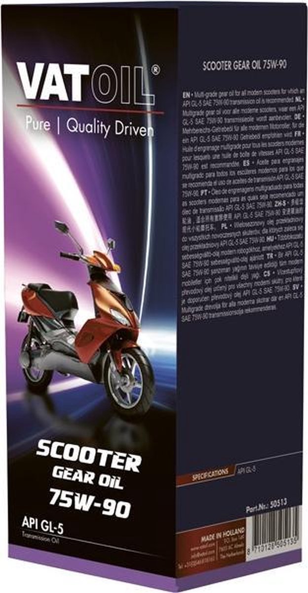 Vatoil Transmissieolie Scooter Gearoil 75w-90 125 Ml (50513)