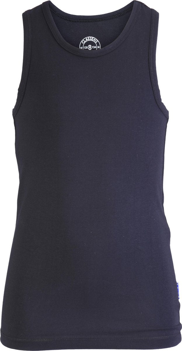 Claesen's Jongens Onderhemd - Black - Maat 152-158